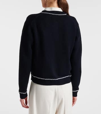 Wool and cashmere cardigan | Jardin des Orangers