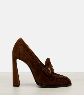 Le Loafer 110 suede loafer pumps | Saint Laurent