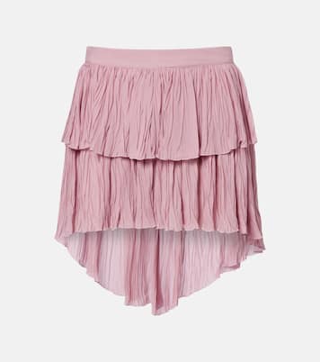 Mini-jupe en georgette | Blumarine