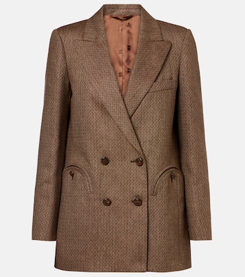 Amel Everyday silk and wool blazer | Blazé Milano