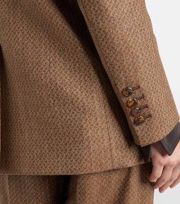 Amel Everyday silk and wool blazer | Blazé Milano