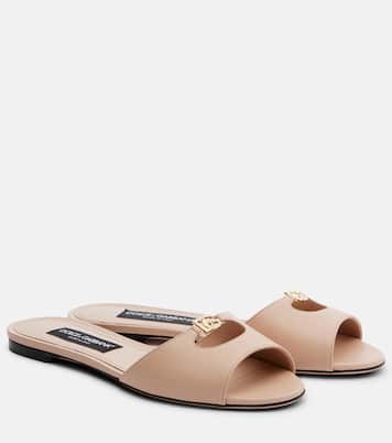 DG leather slides | Dolce&Gabbana