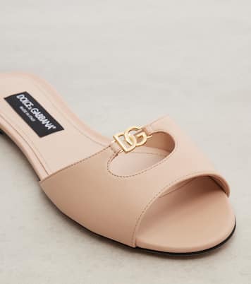 DG leather slides | Dolce&Gabbana