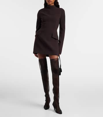 Drawing A Blank 85 mesh knee-high boots | Herbert Levine