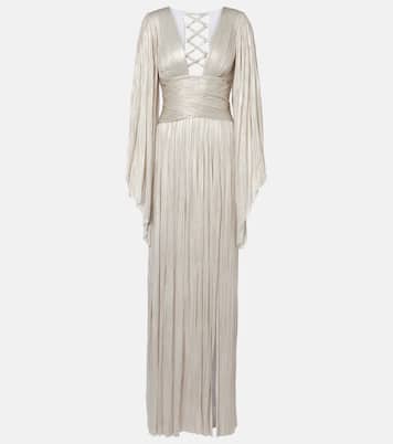 Vestido de fiesta de seda drapeado | Maria Lucia Hohan