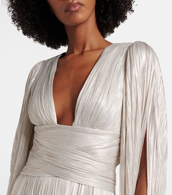 Vestido de fiesta de seda drapeado | Maria Lucia Hohan