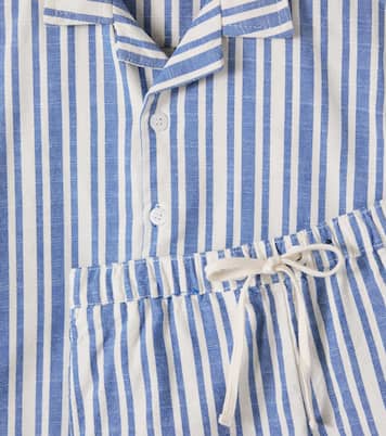 Ensemble chemise et short rayé en coton | Fábula