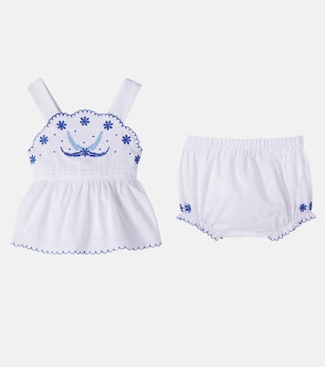 Baby cotton top and bloomers set | Tartine et Chocolat