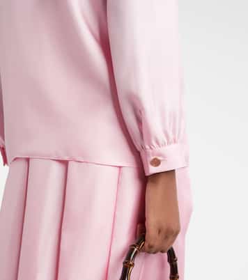 Blouse en sergé de soie | Gucci