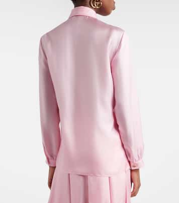 Blouse en sergé de soie | Gucci