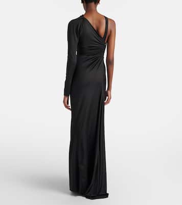 Ruched one-shoulder maxi dress | Victoria Beckham
