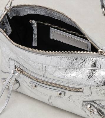 Le City metallic leather shoulder bag | Balenciaga