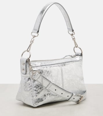 Le City metallic leather shoulder bag | Balenciaga