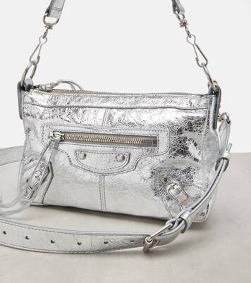 Le City metallic leather shoulder bag | Balenciaga