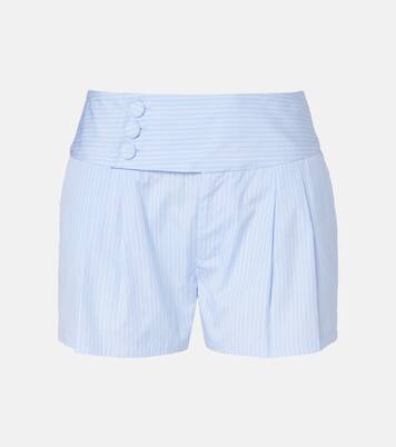 Harbor striped cotton poplin shorts | Frame