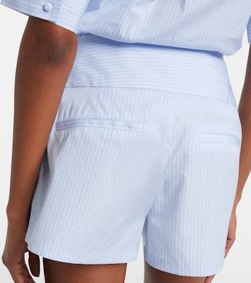 Harbor striped cotton poplin shorts | Frame