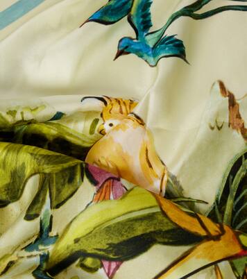 Sciarpa in raso di seta con stampa | Alémais