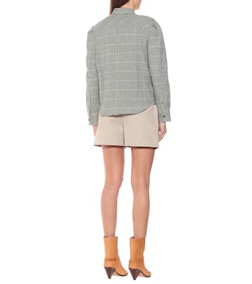 Falco checked cotton-blend shirt | Marant Etoile