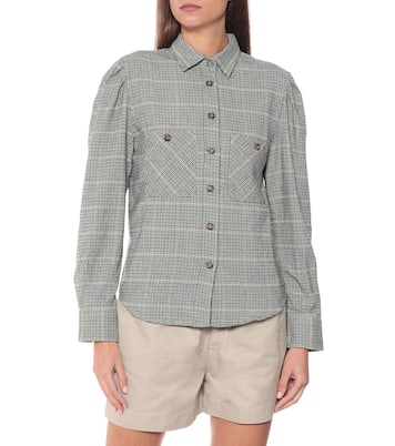 Falco checked cotton-blend shirt | Marant Etoile