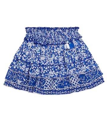 Ariel floral mini skirt | Poupette St Barth Kids