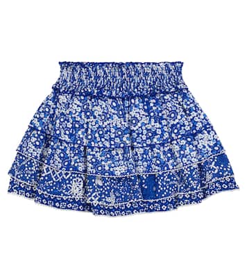 Ariel floral mini skirt | Poupette St Barth Kids