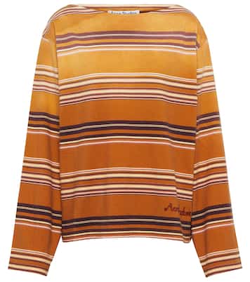 Striped cotton top | Acne Studios