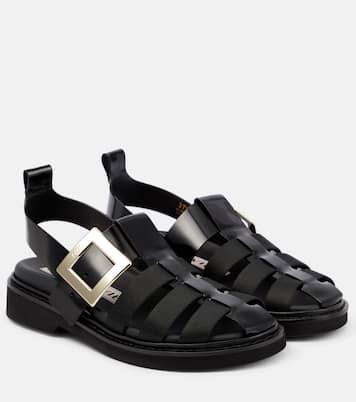 Sandali Viv' Rangers in pelle | Roger Vivier