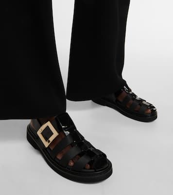 Sandali Viv' Rangers in pelle | Roger Vivier