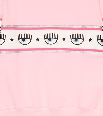 x Chiara Ferragni - Felpa in misto cotone | Monnalisa
