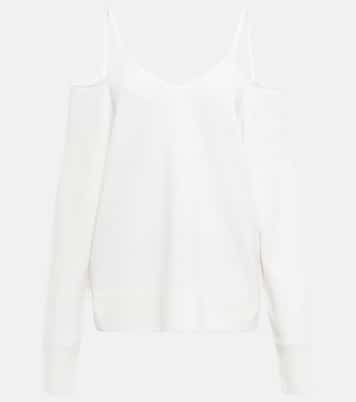 Off-shoulder wool sweater | Dries Van Noten