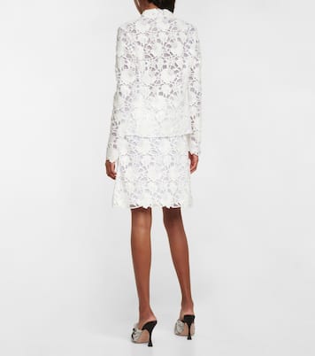 Giacca monopetto in pizzo macramé | Giambattista Valli