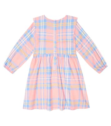 Vestido de franela de algodón a cuadros | Mini Rodini