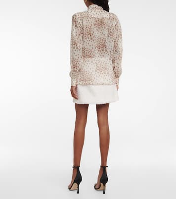 Blouse en soie à fleurs | Giambattista Valli