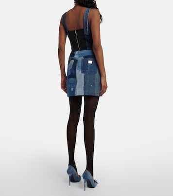 Patchwork denim miniskirt | Dolce&Gabbana
