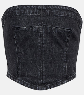 Bustier-Top aus Denim | Stella McCartney