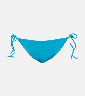 Slip bikini La Greca in jacquard | Versace