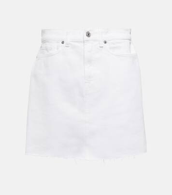 Mia mid-rise denim miniskirt | 7 For All Mankind