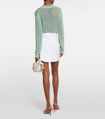 Mia mid-rise denim miniskirt | 7 For All Mankind