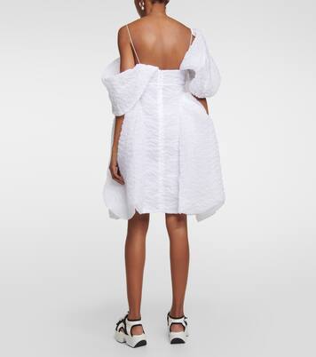 Snow draped cotton-blend minidress | Cecilie Bahnsen