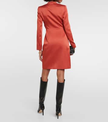 Maura wrap satin minidress | Max Mara