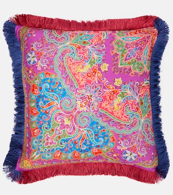 Cuscino in cotone con stampa paisley | Etro