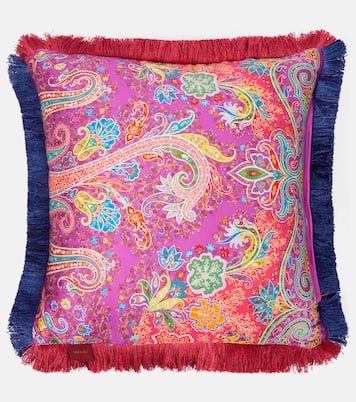 Cuscino in cotone con stampa paisley | Etro