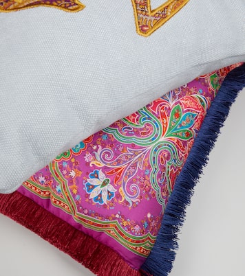 Cuscino in cotone con stampa paisley | Etro
