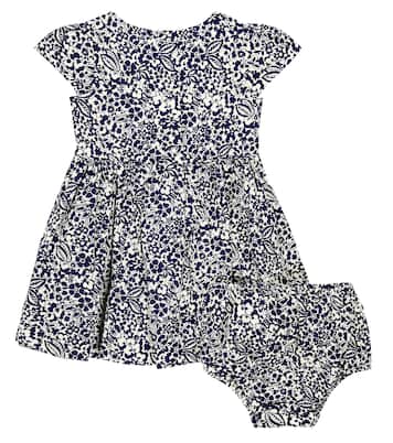 Baby Calissa floral cotton dress | Polo Ralph Lauren Kids