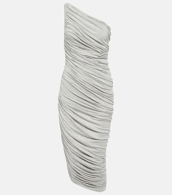 Diana jersey midi dress in grey Norma Kamali Mytheresa