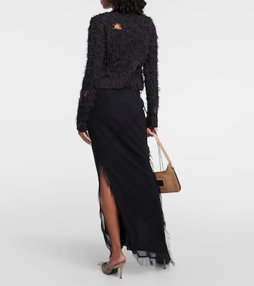 Jersey en mezcla de lana con aberturas | Acne Studios