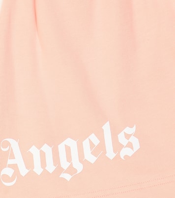 Gonna in jersey di cotone con logo | Palm Angels Kids