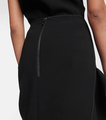 Narrate side-slit crêpe pencil skirt | Maticevski