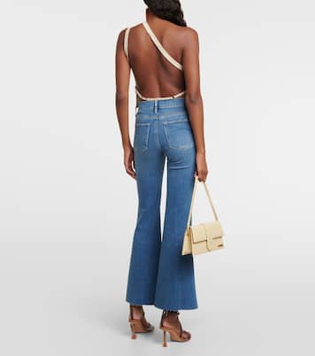 Le Easy Flare Raw Fray flared jeans  | Frame