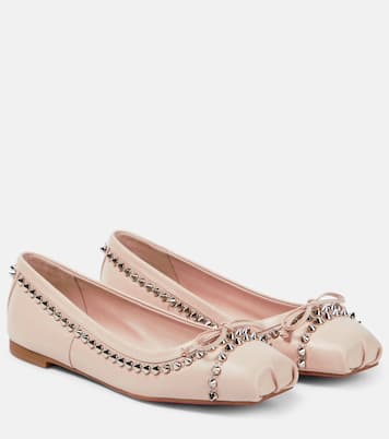Ballerine Mamadrague Spikes in pelle | Christian Louboutin